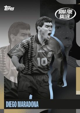 2024-25 TOPPS Argentina Official Team Set Soccer Cards - Base Card Bona Fide Baller Diego Maradona