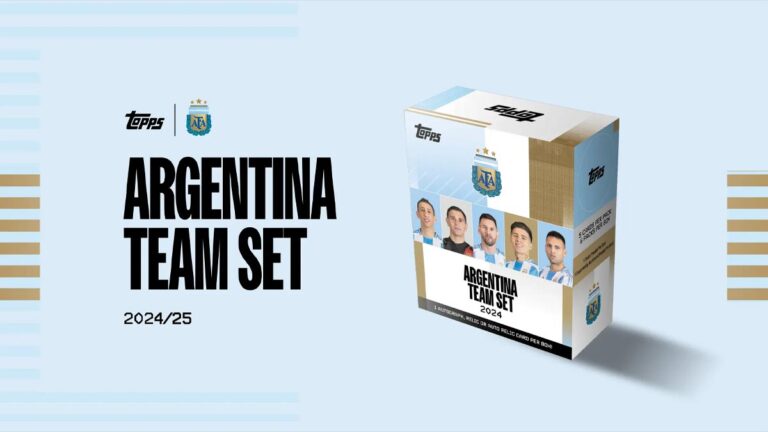 2024-25 TOPPS Argentina Official Team Set Soccer Cards - Header