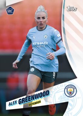 2024-25 TOPPS Blue Moon Manchester City Soccer Cards - Base Card Alex Greenwood