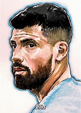 2024-25 TOPPS Blue Moon Manchester City Soccer Cards - Sketch Card Insert