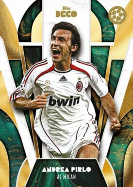 2024-25 TOPPS Deco UEFA Club Competitions Soccer Cards - Joueur Emblematique Insert Andrea Pirlo