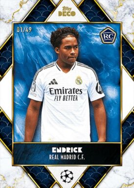 2024-25 TOPPS Deco UEFA Club Competitions Soccer Cards - Prodigy Insert Endrick