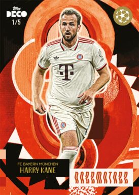 2024-25 TOPPS Deco UEFA Club Competitions Soccer Cards - Razzmatazz Insert Harry Kane