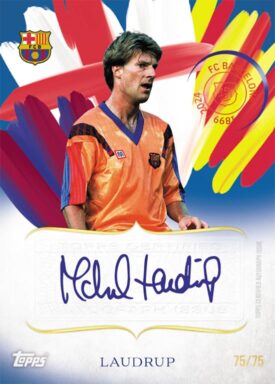 2024-25 TOPPS FC Barcelona 125 Years Anniversary Soccer Cards - Legacy Lines Autograph Laudrup