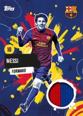 2024-25 TOPPS FC Barcelona Official Team Set Soccer Cards - Barca Rumba Relic Lionel Messi