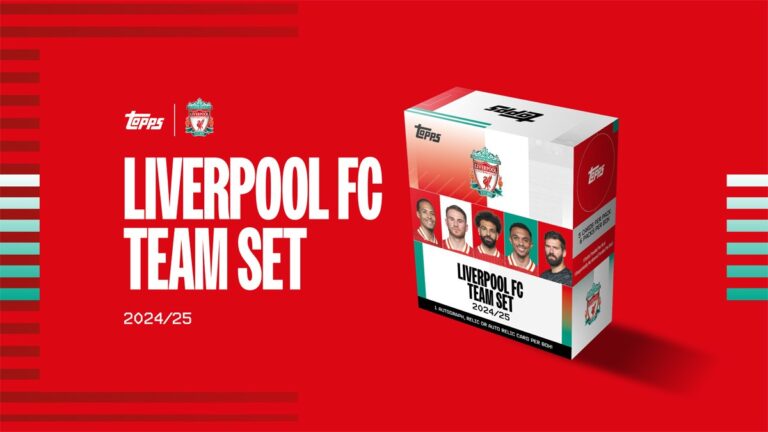 2024-25 TOPPS Liverpool FC Official Team Set Soccer Cards - Header