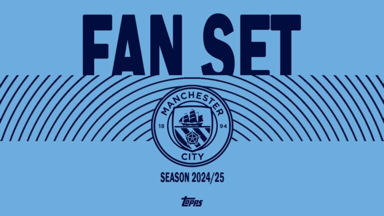 2024-25 TOPPS Manchester City FC Official Fan Set Soccer Cards - Header