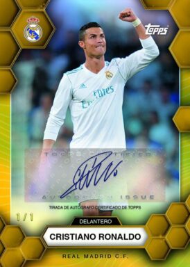 2024-25 TOPPS Real Madrid C.F. Official Fan Set Soccer Cards - Base Autograph Cristiano Ronaldo