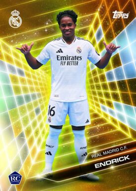 2024-25 TOPPS Real Madrid C.F. Official Fan Set Soccer Cards - Golden Future Insert Endrick