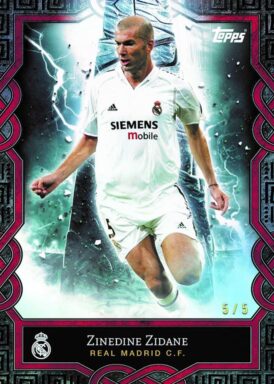 2024-25 TOPPS Real Madrid C.F. Official Fan Set Soccer Cards - Monolith Insert Zinedine Zidane