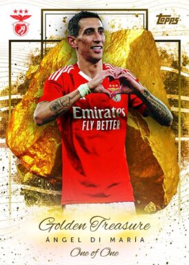 2024-25 TOPPS SL Benfica Official Fan Set Soccer Cards - Golden Treasure Insert Angel Di Maria