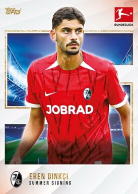 2024-25 TOPPS Summer Signings Bundesliga Soccer Cards - Base Card Eren Dinkci