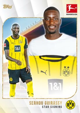 2024-25 TOPPS Summer Signings Bundesliga Soccer Cards - Base Card Serhou Guirassy