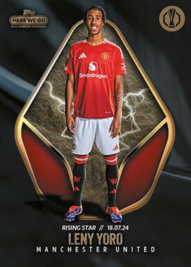 2024-25 TOPPS Summer Signings Here We Go by Fabrizio Romano UEFA Club Competitions Soccer Cards - Rising Star Leny Yoro