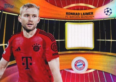 2024-25 TOPPS UEFA Club Competitions Soccer Cards - Topps Superstar Relics Konrad Laimer