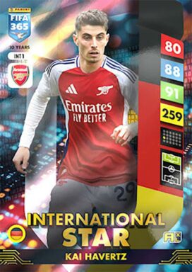 PANINI FIFA 365 Adrenalyn XL 2025 Trading Card Game - RARE - International Star Card Kai Havertz