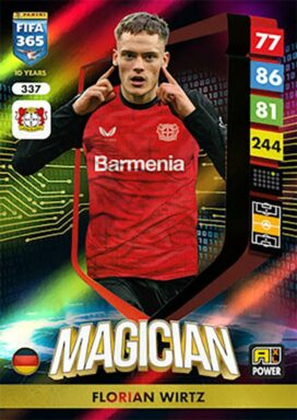 PANINI FIFA 365 Adrenalyn XL 2025 Trading Card Game - RARE - Magicians Florian Wirtz