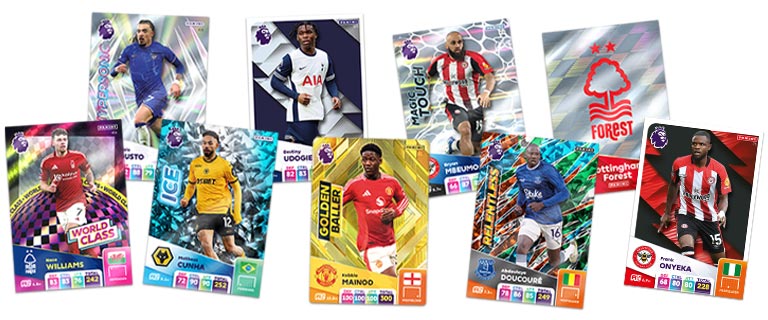 Panini Premier League Adrenalyn XL 2025 Trading Card Game - Cards Preview