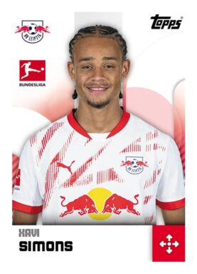 TOPPS Bundesliga 2024/25 Sticker - Spielerportrait Xavi Simons