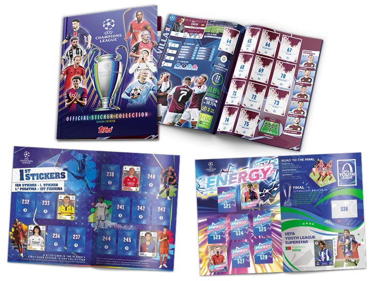 TOPPS UEFA Champions League 2024/25 Sticker - Album Preview