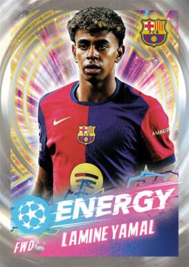 TOPPS UEFA Champions League 2024/25 Sticker - Energy Lamine Yamal