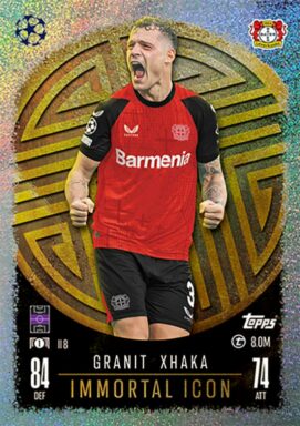 TOPPS UEFA Club Competition Match Attax 2024/25 Trading Card Game - Immortal Icon Granit Xhaka