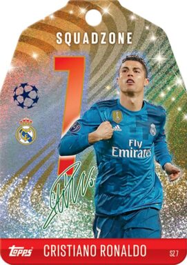 TOPPS UEFA Club Competition Match Attax 2024/25 Trading Card Game - Squadzone Cristiano Ronaldo