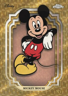 2024 TOPPS Chrome Disney Trading Cards - Base Parallel Mickey Mouse