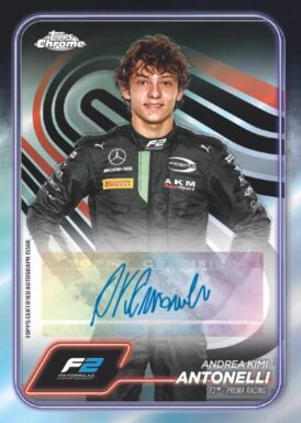 2024 TOPPS Chrome Formula 1 Racing Cards - Base Autograph Andrea Kimi Antonelli