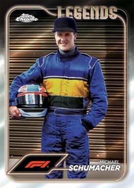 2024 TOPPS Chrome Formula 1 Racing Cards - Base Card F1 Legends Michael Schumacher