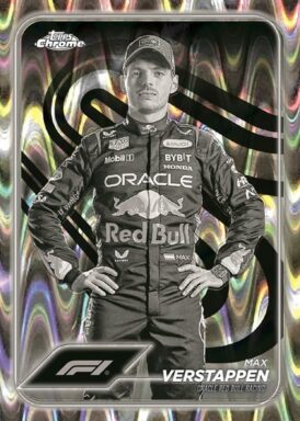 2024 TOPPS Chrome Formula 1 Racing Cards - Base Card Max Verstappen