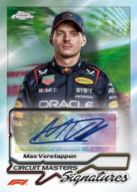 2024 TOPPS Chrome Formula 1 Racing Cards - Circuit Masters Signatures Max Verstappen