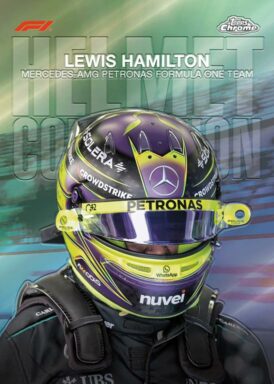 2024 TOPPS Chrome Formula 1 Racing Cards - Helmet Collection Lewis Hamilton