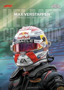 2024 TOPPS Chrome Formula 1 Racing Cards - Helmet Collection Max Verstappen