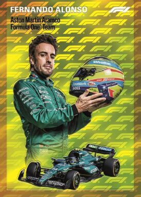 2024 TOPPS Chrome Logofractor Edition Formula 1 Racing Cards - 1954 Topps Insert Fernando Alonso