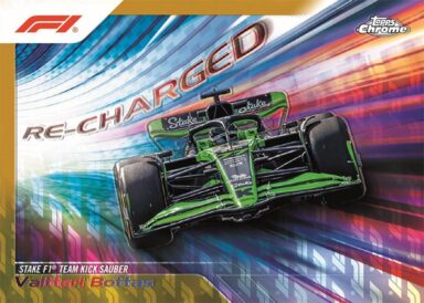 2024 TOPPS Chrome Logofractor Edition Formula 1 Racing Cards - Re-Carged Insert Valtteri Bottas