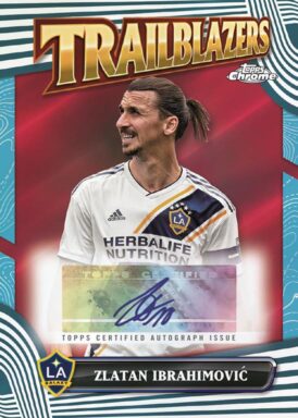 2024 TOPPS Chrome Major League Soccer Cards - MLS Trailblazers Autograph Zlatan Ibrahimovic