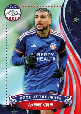 2024 TOPPS Chrome Major League Soccer Cards - The Brave Insert DeAndre Yedlin