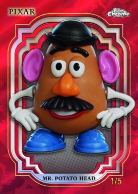 2024 TOPPS Chrome Sapphire Edition Disney Trading Cards - Base Parallel Mr Potato Head