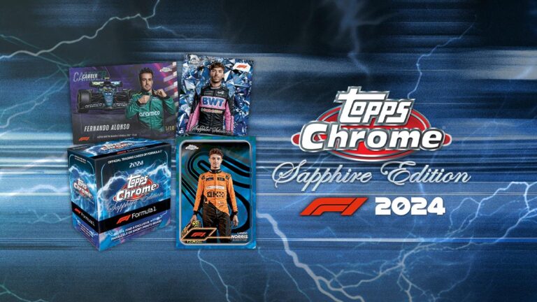 2024 TOPPS Chrome Sapphire Edition Formula 1 Racing Cards - Header