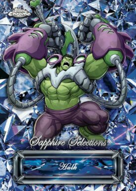 2024 TOPPS Chrome Sapphire Edition Marvel Trading Cards - Sapphire Selections Insert Hulk