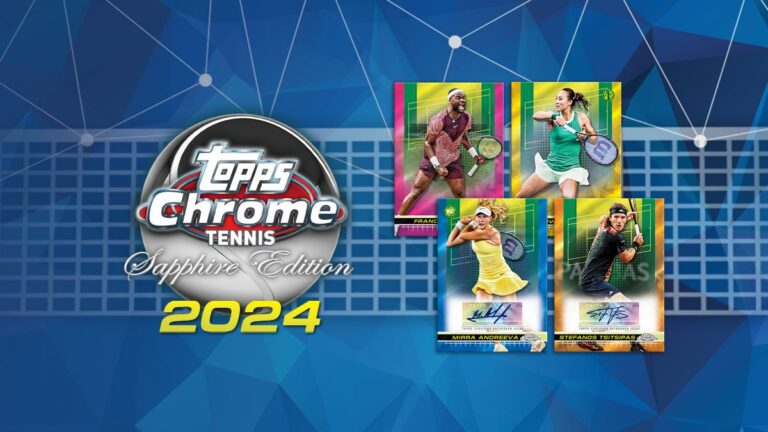 2024 TOPPS Chrome Sapphire Edition Tennis Cards - Header