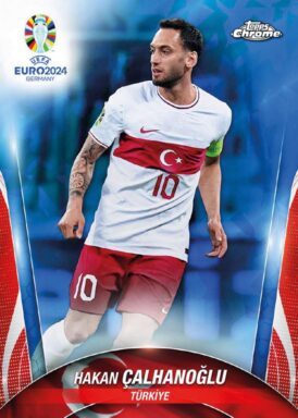 2024 TOPPS Chrome Sapphire Edition UEFA Euro Soccer Cards - Base Card Hakan Calhanoglu