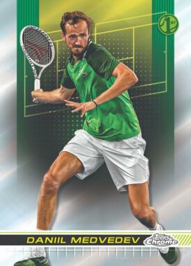 2024 TOPPS Chrome Tennis Cards - Base Card Daniil Medvedev