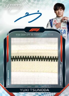 2024 TOPPS Dynasty Formula 1 Racing Cards - Autograph Flag Jumbo Patch Suit Zipper Variation Card Yuki Tsunoda