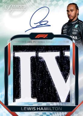 2024 TOPPS Dynasty Formula 1 Racing Cards - Autograph Flag Jumbo Patch Variation Card Lewis Hamilton