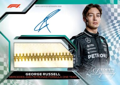 2024 TOPPS Dynasty Formula 1 Racing Cards - Autograph Flag Suit Zipper Card George Russell