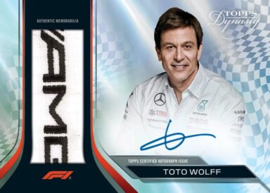 2024 TOPPS Dynasty Formula 1 Racing Cards - Autograph Patch Card Toto Wolff