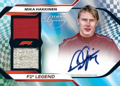 2024 TOPPS Dynasty Formula 1 Racing Cards - Legendary Patch Autograph Card Mika Hakkinen