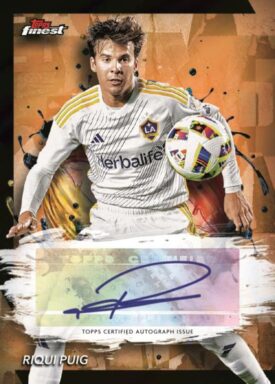 2024 TOPPS Finest Major League Soccer Cards - Base Autograph Card Riqui Puig